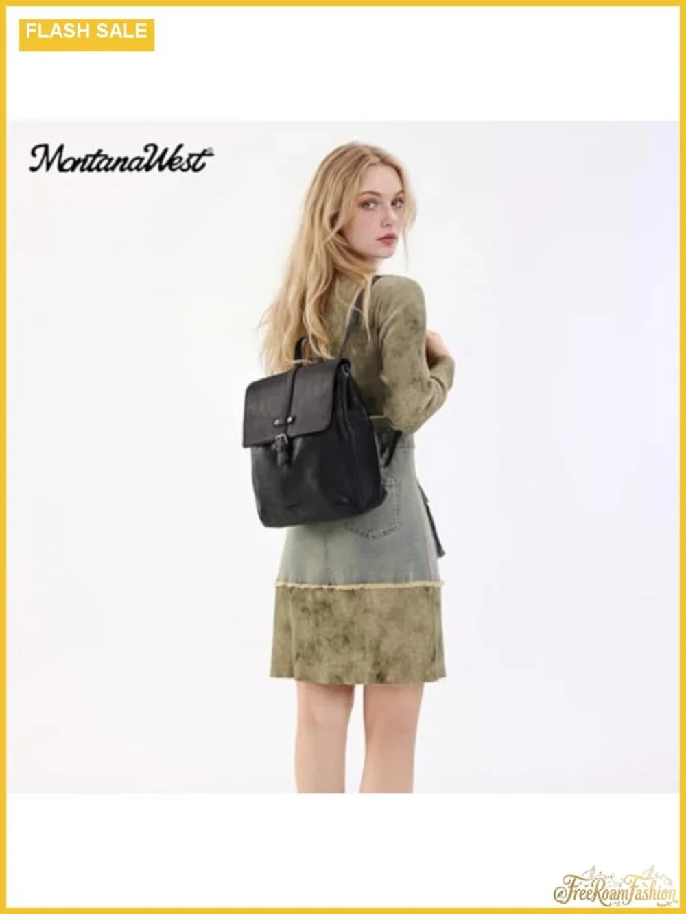 Faux Leather Convertible Backpack Purse Women Travel Daypack Shoulder Bag